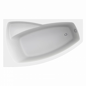 Ванна акрил 160х96 BAS Камея-Pro 300674 асимметричная (левая) на каркасе без панели